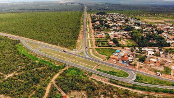 Obra de infraestrutura na MT-020 (Água Fria com acesso a Manso)