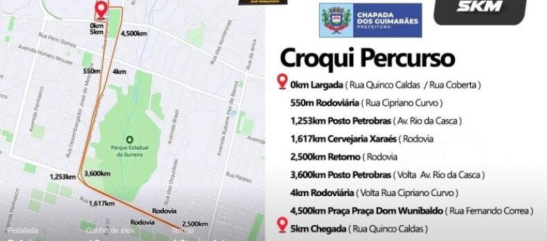 Circuito Corre Mato Grosso acontece neste domingo em Chapada