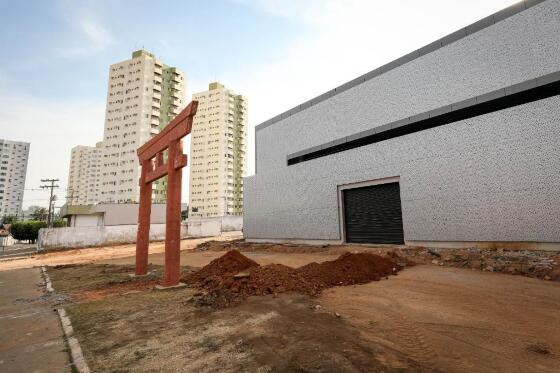 Obras do Palácio das Artes Marciais no Complexo Arena Pantanal