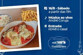 Empório Guimarães promove “Noite da Parmegiana” com menu especial e André Coruja ao vivo
